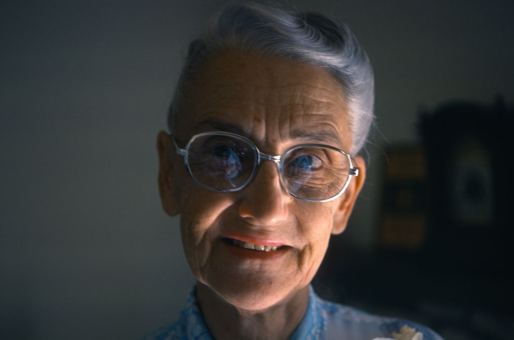 50th Wedding Anniversary, Imogene Keyes, March 1976, roll 197603H10 slide 10